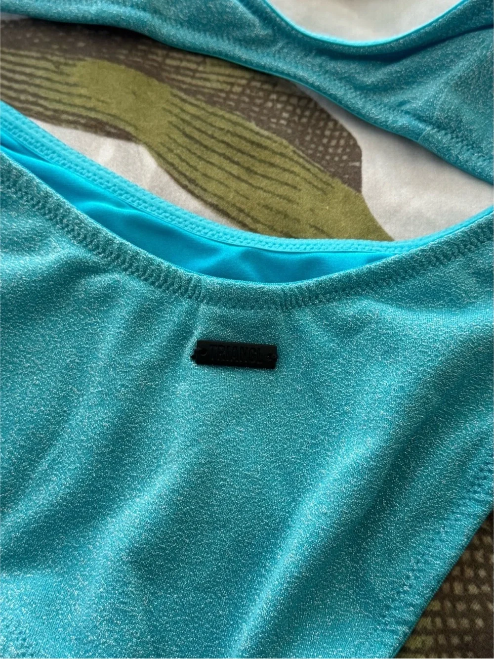 triangl swimwear Teal Two-Piece Bikini Set